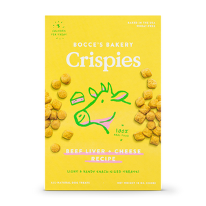 Bocce's Bakery Beef Liver & Cheese Crispies Dog Treats